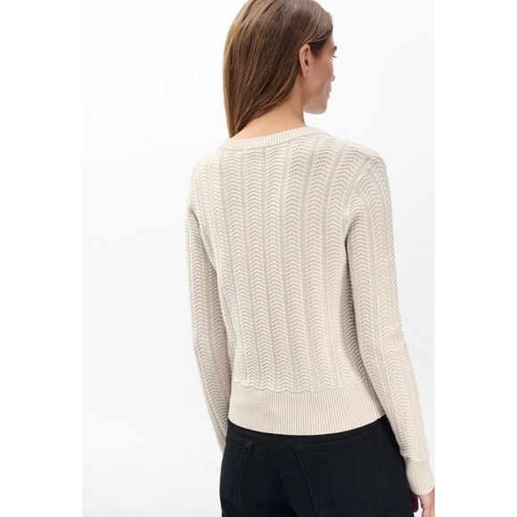 Rag & Bone Francesca Wool-Blend Cardigan in Oatmeal Size M ~ New No Tags - Picture 5 of 13